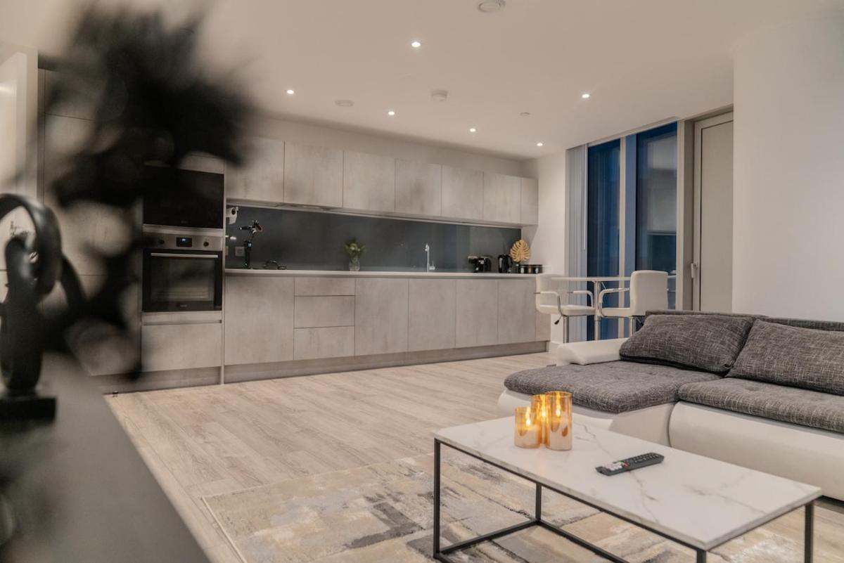 Luxury 2 Bed Penthouse With Stunning Views In Manchester City Centre Exterior foto